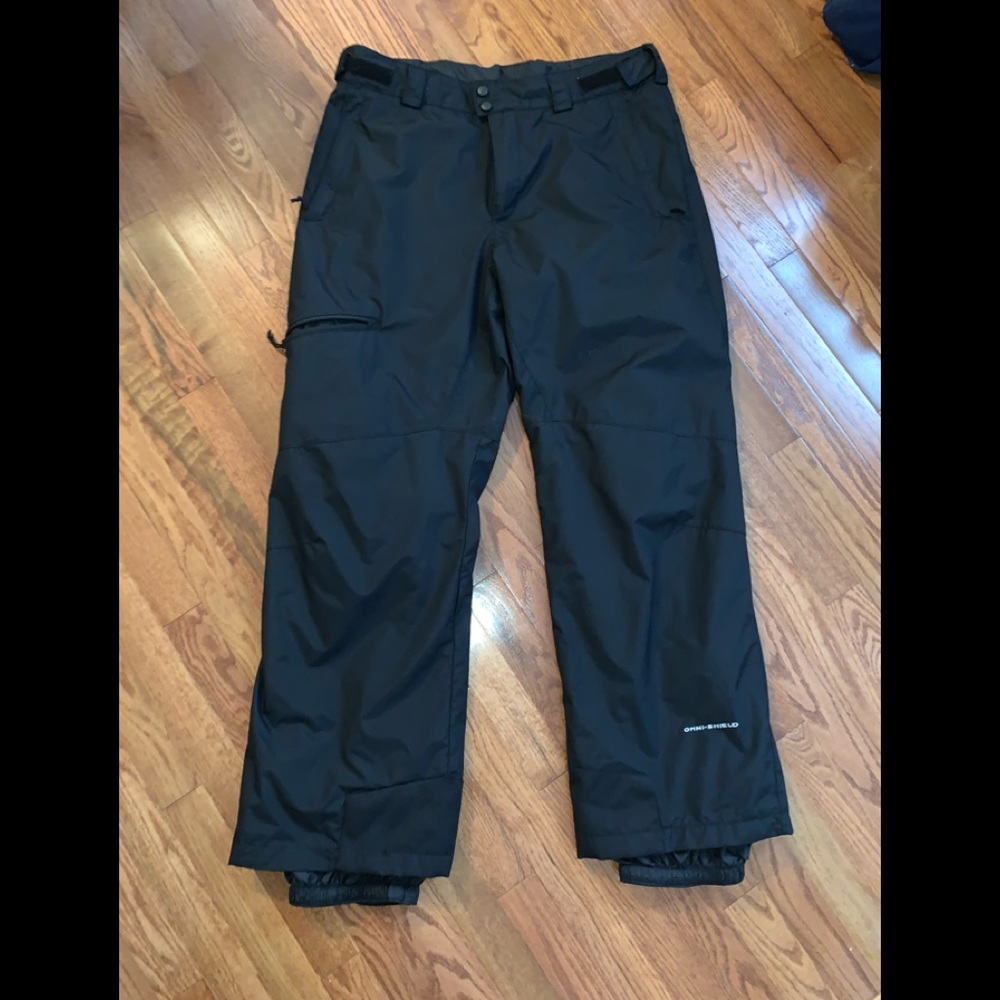 Columbia Black Omni-Shield Waterproof Fabric Pants